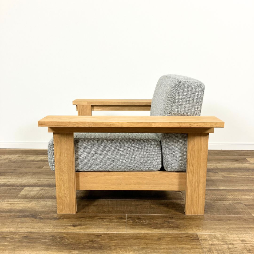 石巻工房 by Karimoku KOBO SOFA by Karimoku Beige / 石巻工房 by Karimoku（イシノマキコウボウバイカリモク） / 1人掛けソファ / AWN30377_dt_02.jpg