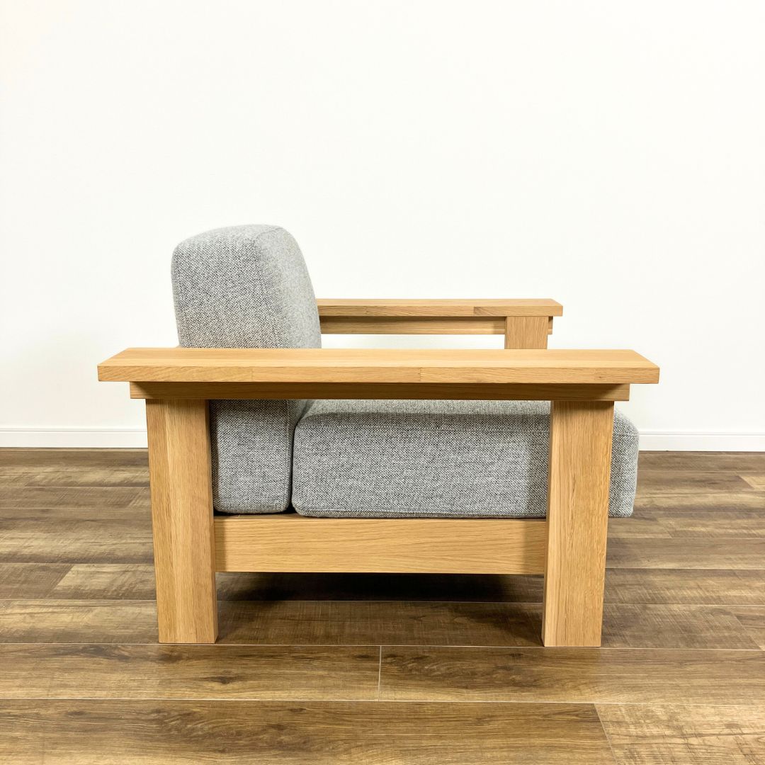 石巻工房 by Karimoku KOBO SOFA by Karimoku Beige / 石巻工房 by Karimoku（イシノマキコウボウバイカリモク） / 1人掛けソファ / AWN30377_dt_04.jpg
