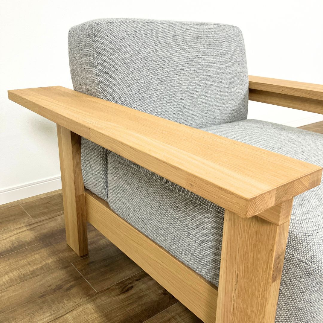 石巻工房 by Karimoku KOBO SOFA by Karimoku Beige / 石巻工房 by Karimoku（イシノマキコウボウバイカリモク） / 1人掛けソファ / AWN30377_dt_08.jpg