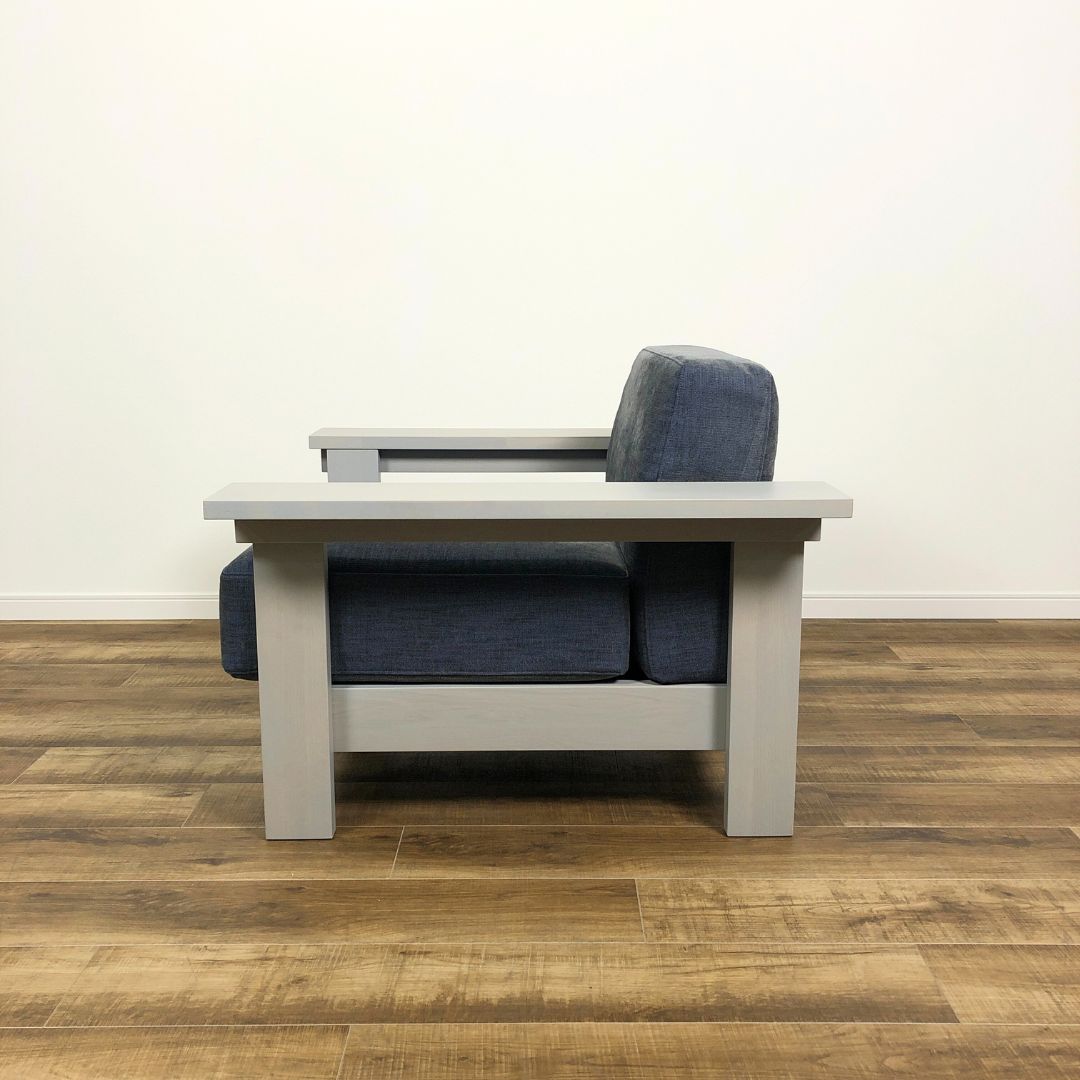 石巻工房 by Karimoku KOBO SOFA by Karimoku Grain Gray 1P / 石巻工房 by Karimoku（イシノマキコウボウバイカリモク） / 1人掛けソファ / AWN30379_dt_02.jpg