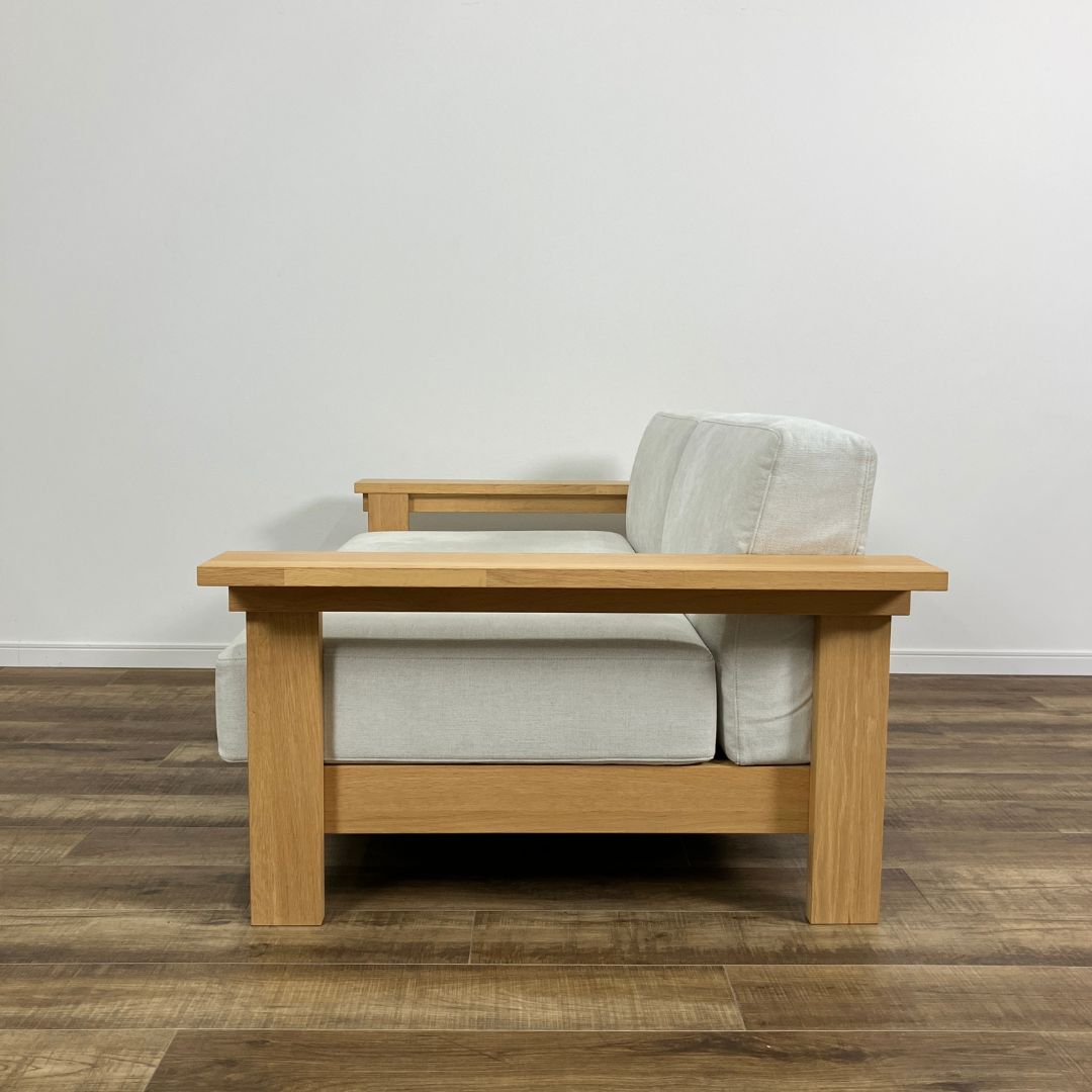 石巻工房 by Karimoku KOBO SOFA by Karimoku PURE OAK 2P / 石巻工房 by Karimoku（イシノマキコウボウバイカリモク） / 2人掛けソファ / AWN30380_dt_02.jpg