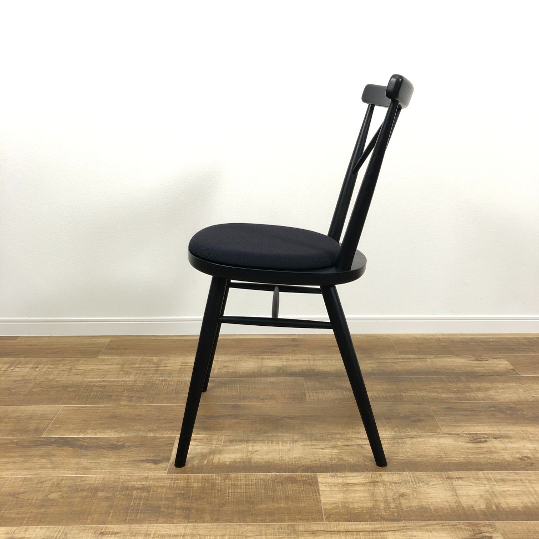 カリモク家具 omi Armless Chair Grain matte black / カリモク家具（カリモクカグ） / ダイニングチェア / AWN30383_dt_02.jpg