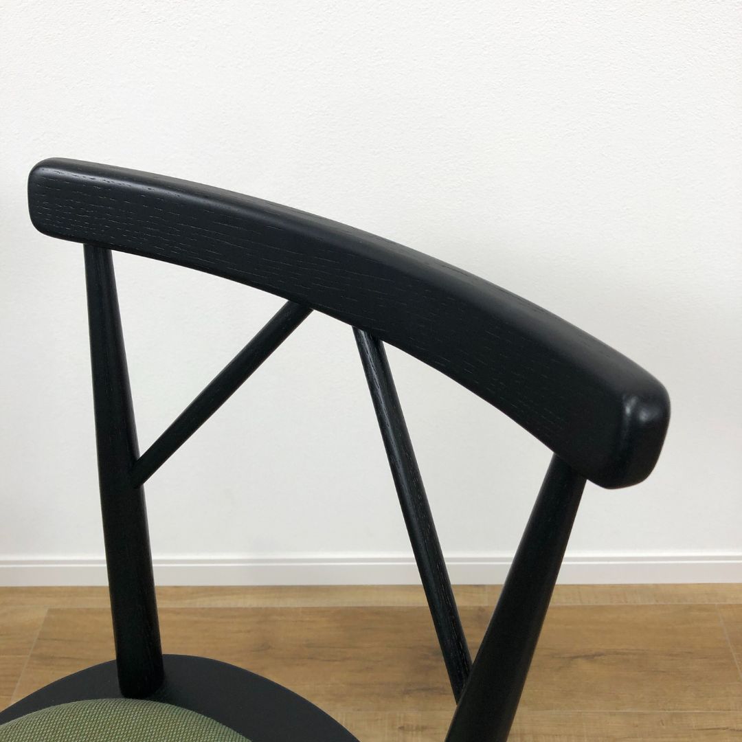 カリモク家具 omi Armless Chair Grain matte black / カリモク家具（カリモクカグ） / ダイニングチェア / AWN30386_dt_12.jpg