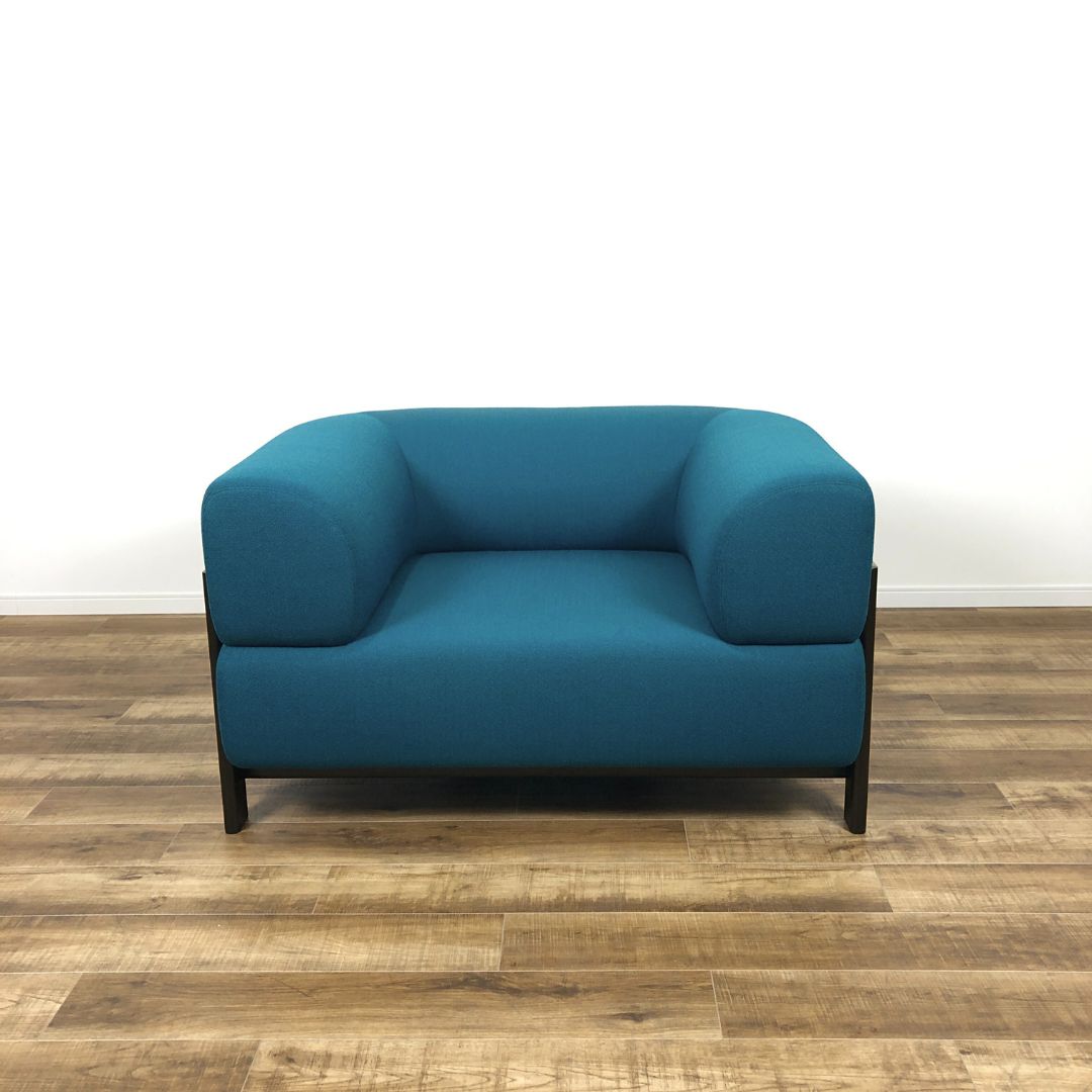 Karimoku New Standard Elephant Sofa 1-Seater Blue / Karimoku New Standard（カリモクニュースタンダード） / 1人掛けソファ / AWN30393_dt_01.jpg