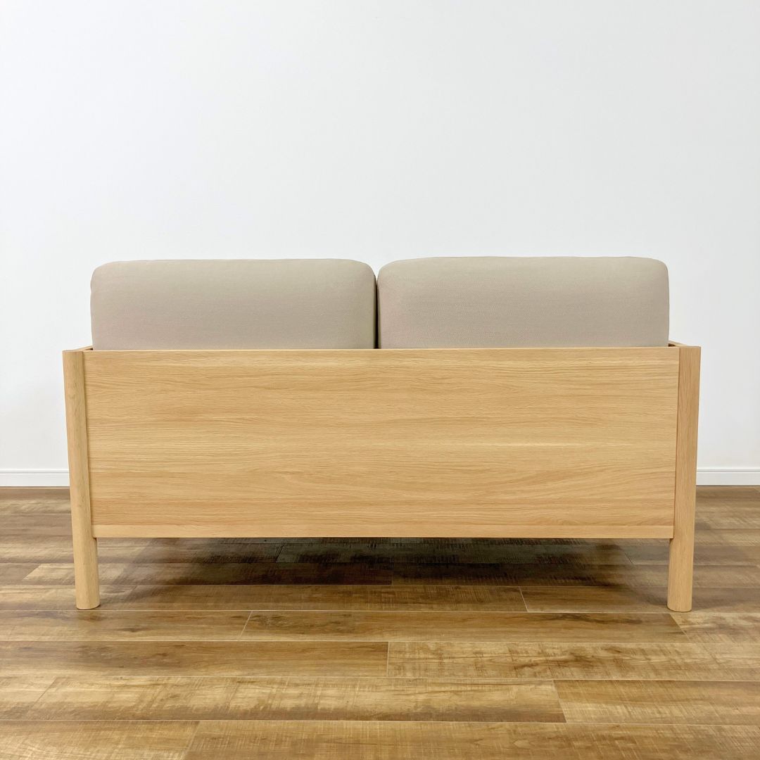 Karimoku New Standard Castor Lobby Sofa 2seater Beige / Karimoku New Standard（カリモクニュースタンダード） / 2人掛けソファ / AWN30395_dt_03.jpg