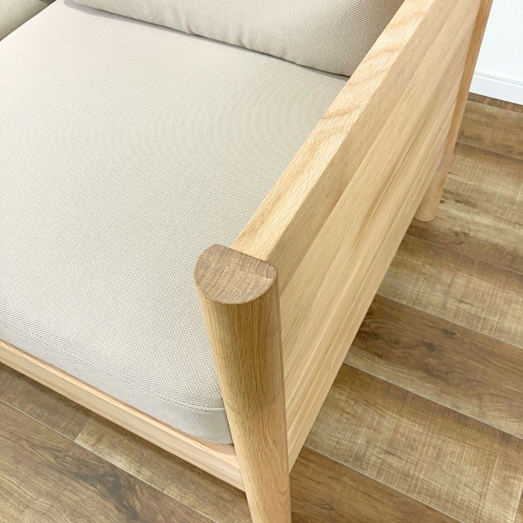 Karimoku New Standard Castor Lobby Sofa 2seater Beige / Karimoku New Standard（カリモクニュースタンダード） / 2人掛けソファ / AWN30395_dt_12.jpg