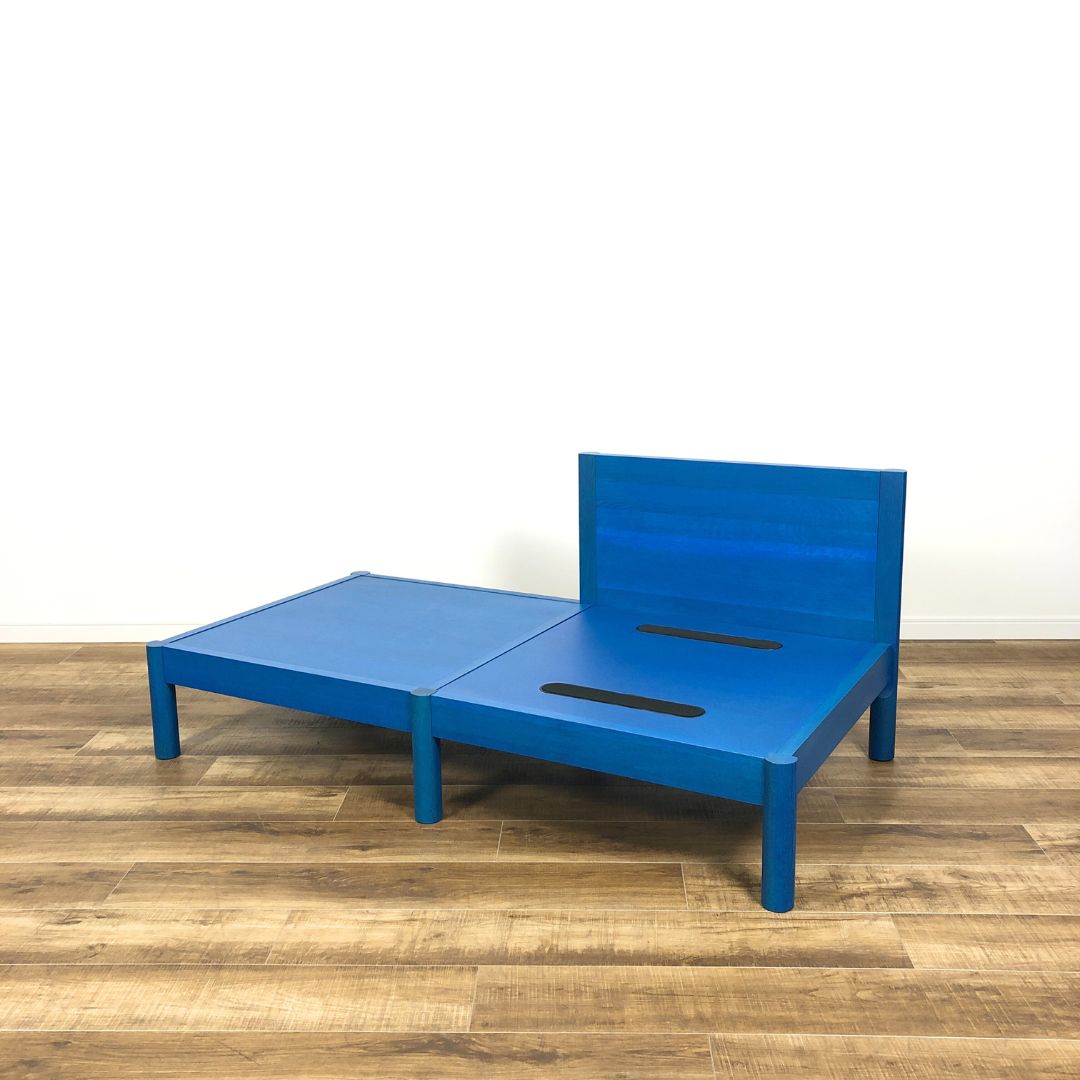 Karimoku New Standard Castor Lobby Sofa System 1seater armless ottoman SET Blue / Karimoku New Standard（カリモクニュースタンダード） / 1人掛けソファ / AWN30396_dt_03.jpg