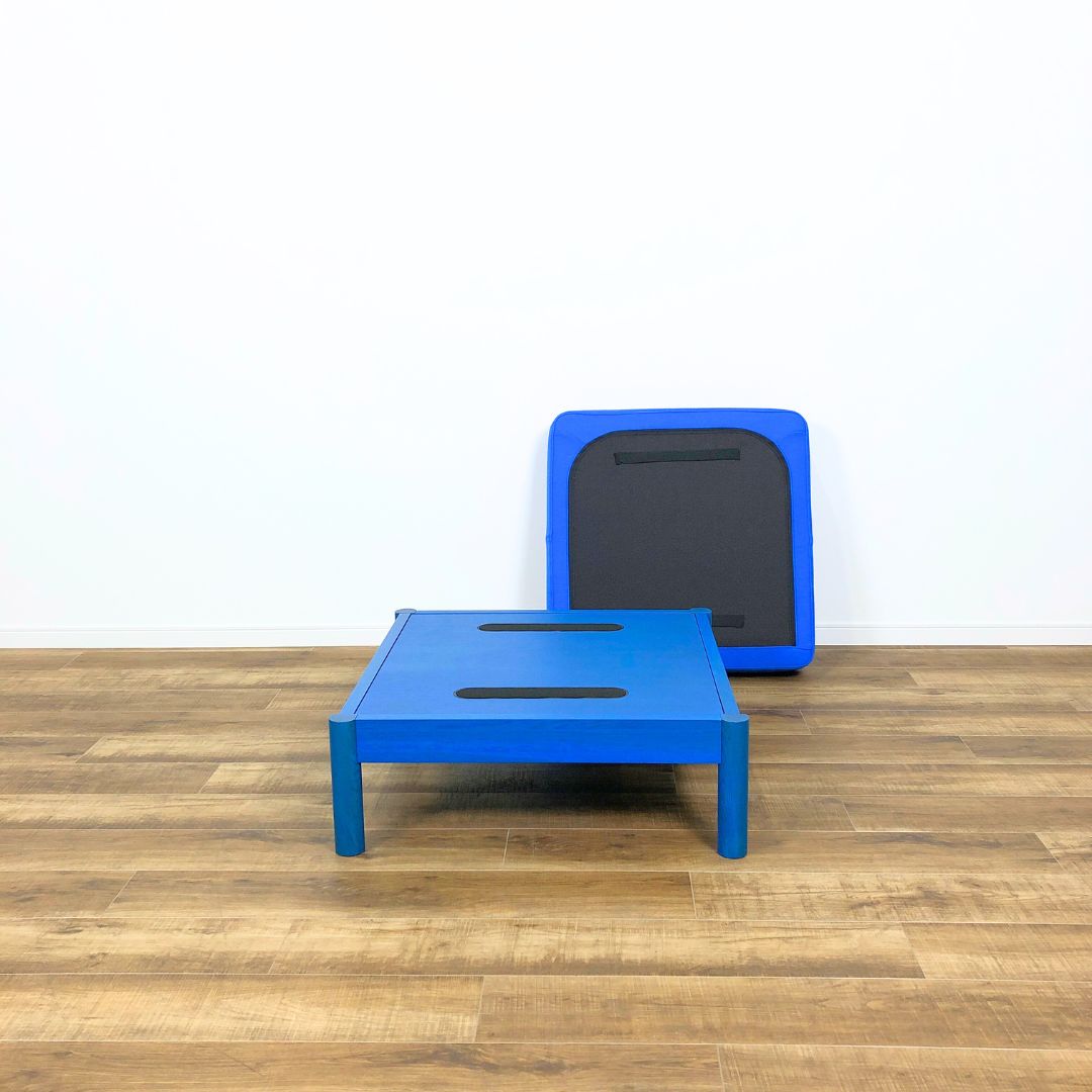 Karimoku New Standard Castor Lobby Sofa System 1seater armless ottoman SET Blue / Karimoku New Standard（カリモクニュースタンダード） / 1人掛けソファ / AWN30396_dt_21.jpg