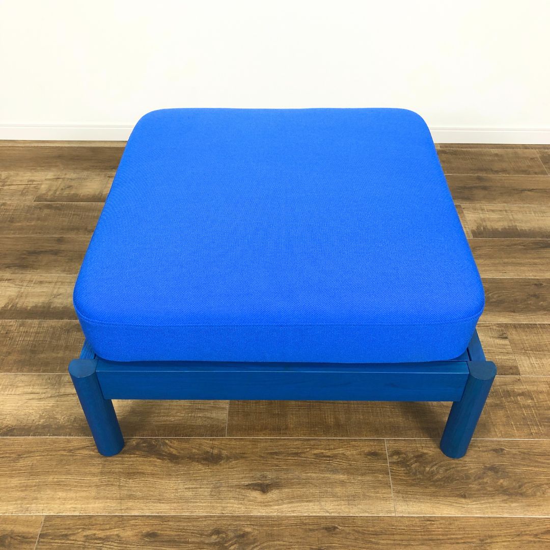 Karimoku New Standard Castor Lobby Sofa System 1seater armless ottoman SET Blue / Karimoku New Standard（カリモクニュースタンダード） / 1人掛けソファ / AWN30396_dt_22.jpg
