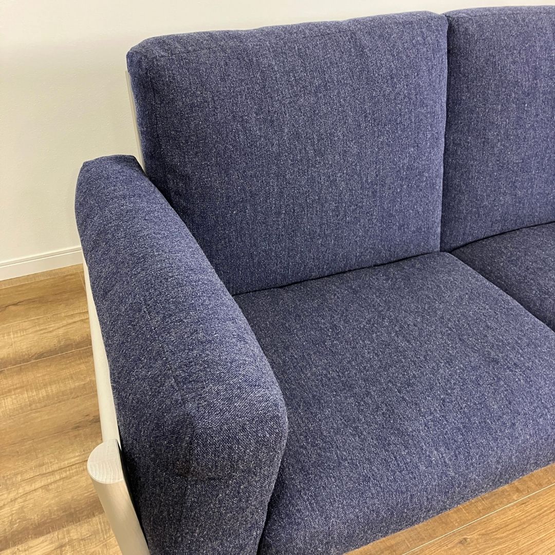 Karimoku New Standard Castor Sofa 2-Seater Ottoman SET Grain Gray / Karimoku New Standard（カリモクニュースタンダード） / 2人掛けソファ / AWN30407_dt_05.jpg