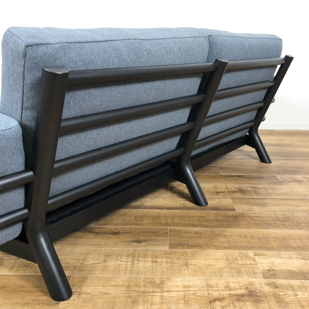 Karimoku New Standard Castor Sofa 3-Seater Grain Matte Black / Karimoku New Standard（カリモクニュースタンダード） / 3人掛けソファ / AWN30408_dt_07.jpg