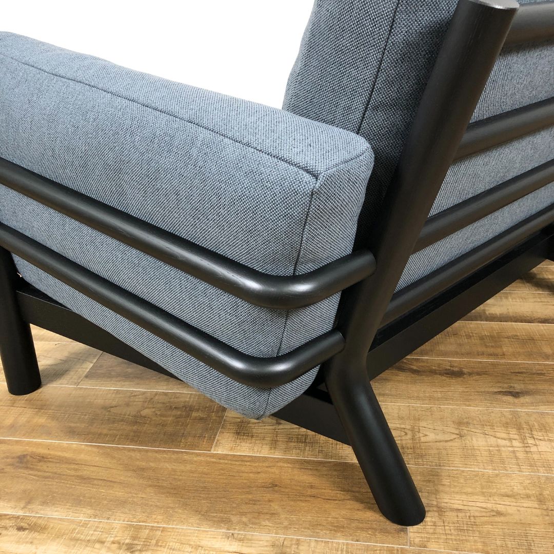 Karimoku New Standard Castor Sofa 3-Seater Grain Matte Black / Karimoku New Standard（カリモクニュースタンダード） / 3人掛けソファ / AWN30408_dt_08.jpg
