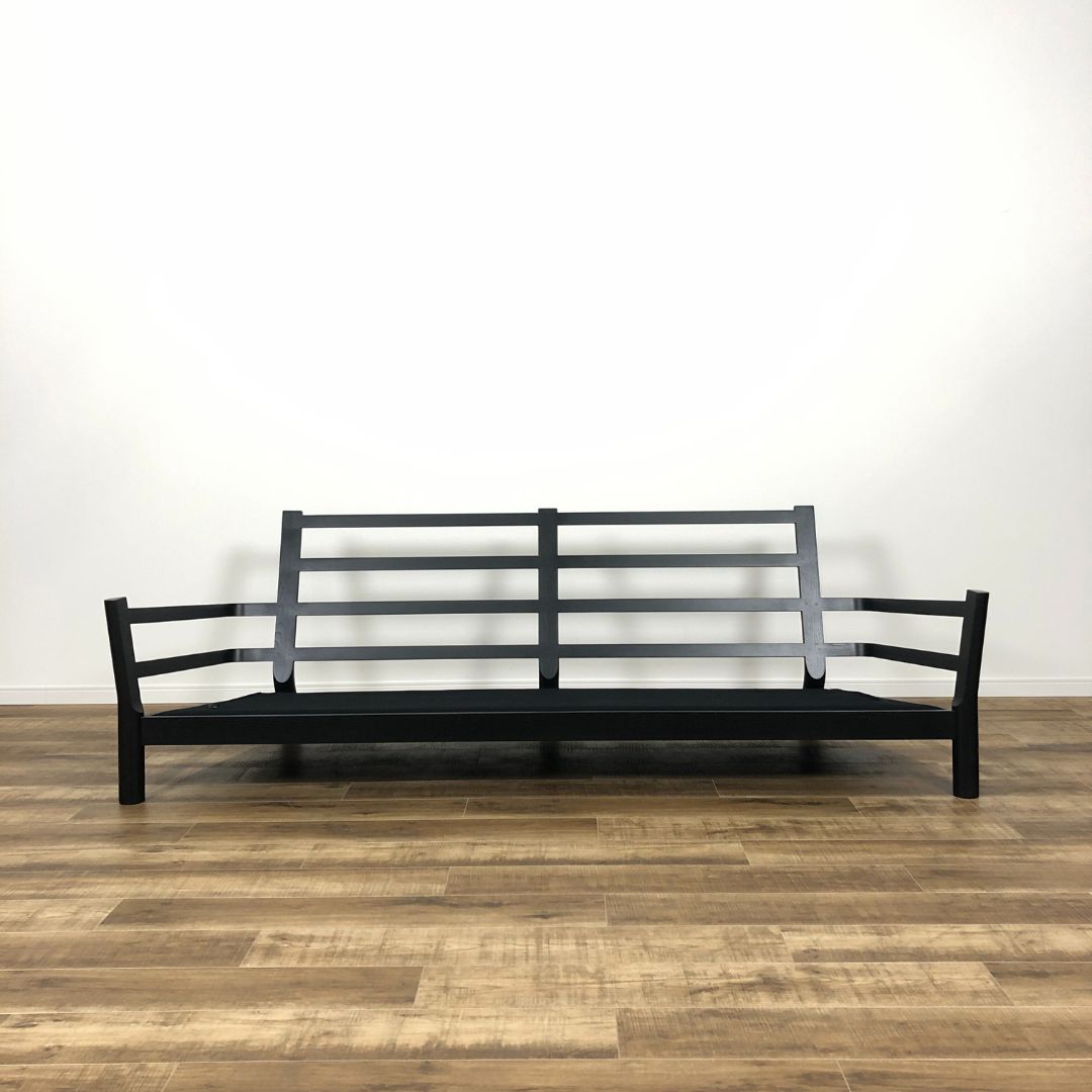 Karimoku New Standard Castor Sofa 3-Seater Grain Matte Black / Karimoku New Standard（カリモクニュースタンダード） / 3人掛けソファ / AWN30408_dt_10.jpg