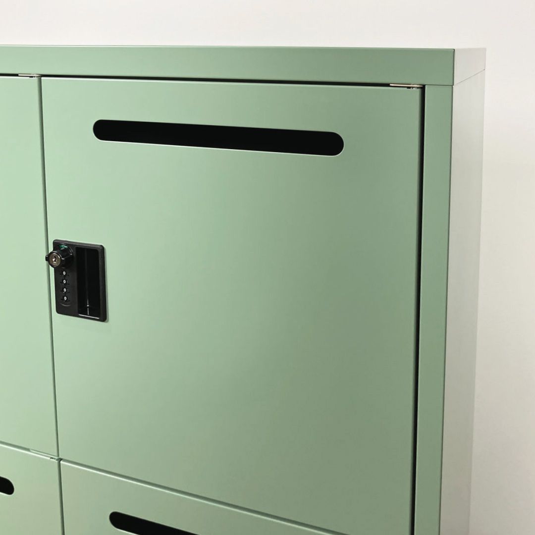Work Plus FLEX-WIZ STORAGE 4DOOR OLIVE / Work Plus（ワークプラス） / オフィスロッカー・オフィス書庫・オフィスラック / AWN30428_dt_06.jpg