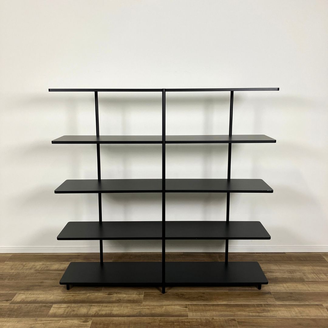 Living Divani Aero Bookshelf AERL110 BLACK / Living Divani（リビング ディバーニ） / ラック・ブックシェルフ・マガジンラック・本棚 / AWN30431_dt_01.jpg