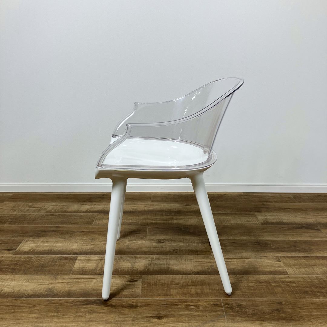 MAGIS SD1700 CYBORG glossy white 1736C clear 2540TR / MAGIS（マジス） / ラウンジチェア / AWN30446_dt_02.jpg