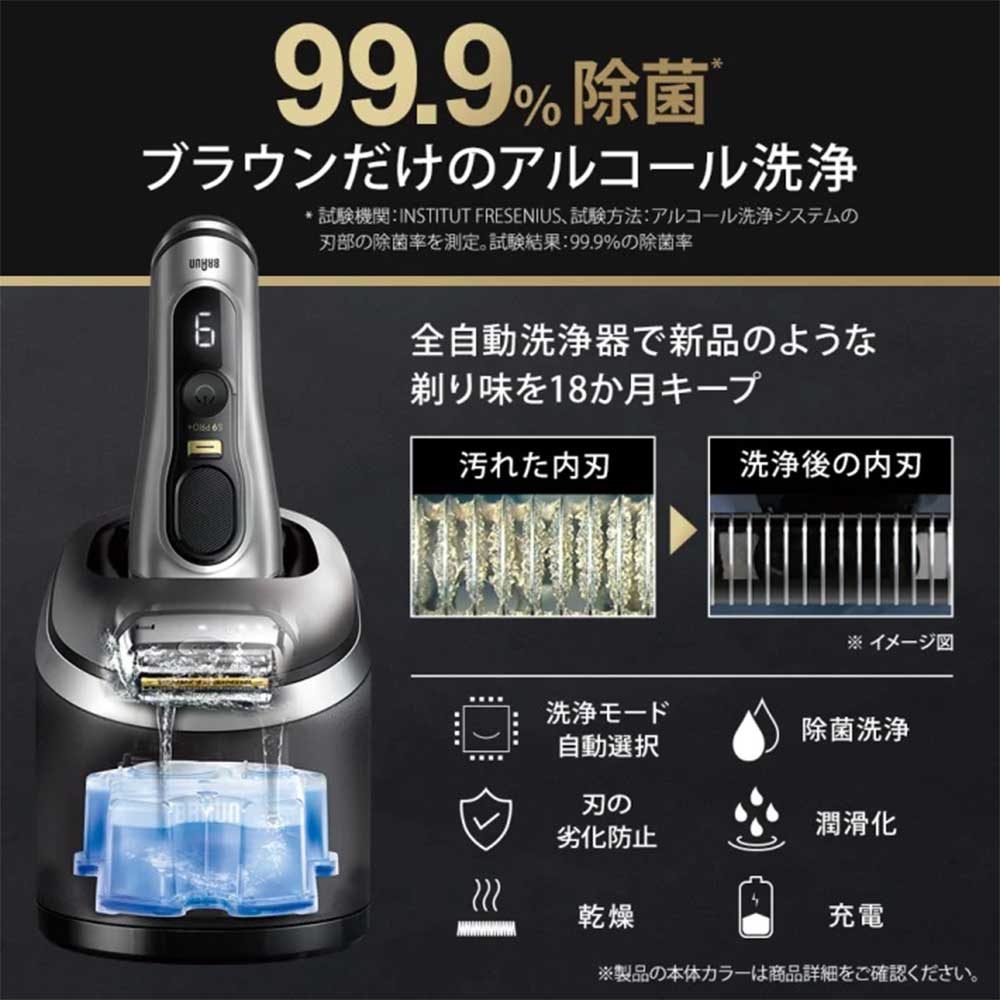 BRAUN BRAUN 電気シェーバー Pro9シリーズ 9587CC-V マット BRAUN BRAUN 電気シェーバー Pro9シリーズ 9587CC-V マット