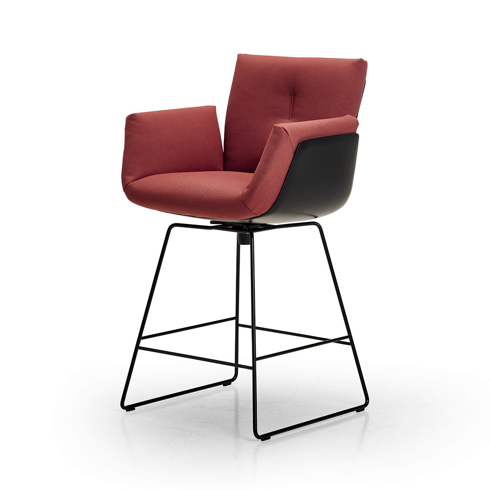 Alvo bar chair SH710 862 Shell/Base(black)_COR / COR（コア） / カウンターチェア・バーチェア / CCR10030PNK_ma.jpg