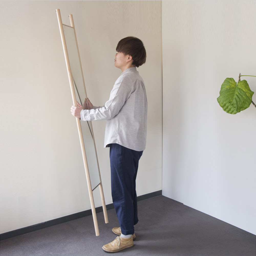 cosine エントランスミラー ウォルナット / cosine（コサイン） / 壁掛けミラー・壁掛け鏡・鏡台・スタンドミラー / COS10004_dt_03.jpg