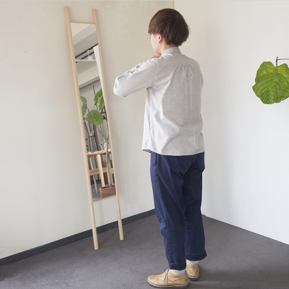 cosine エントランスミラー ウォルナット / cosine（コサイン） / 壁掛けミラー・壁掛け鏡・鏡台・スタンドミラー / COS10004_dt_04.jpg