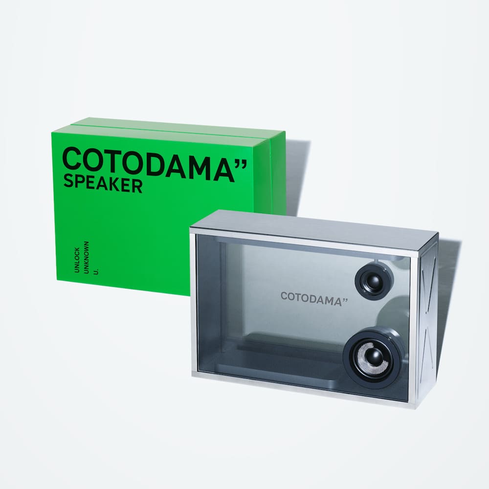 COTODAMA Speaker Box MILITARY SILVER / COTODAMA（コトダマ） / オーディオ・スピーカー / CTD10002_dt_01.jpg