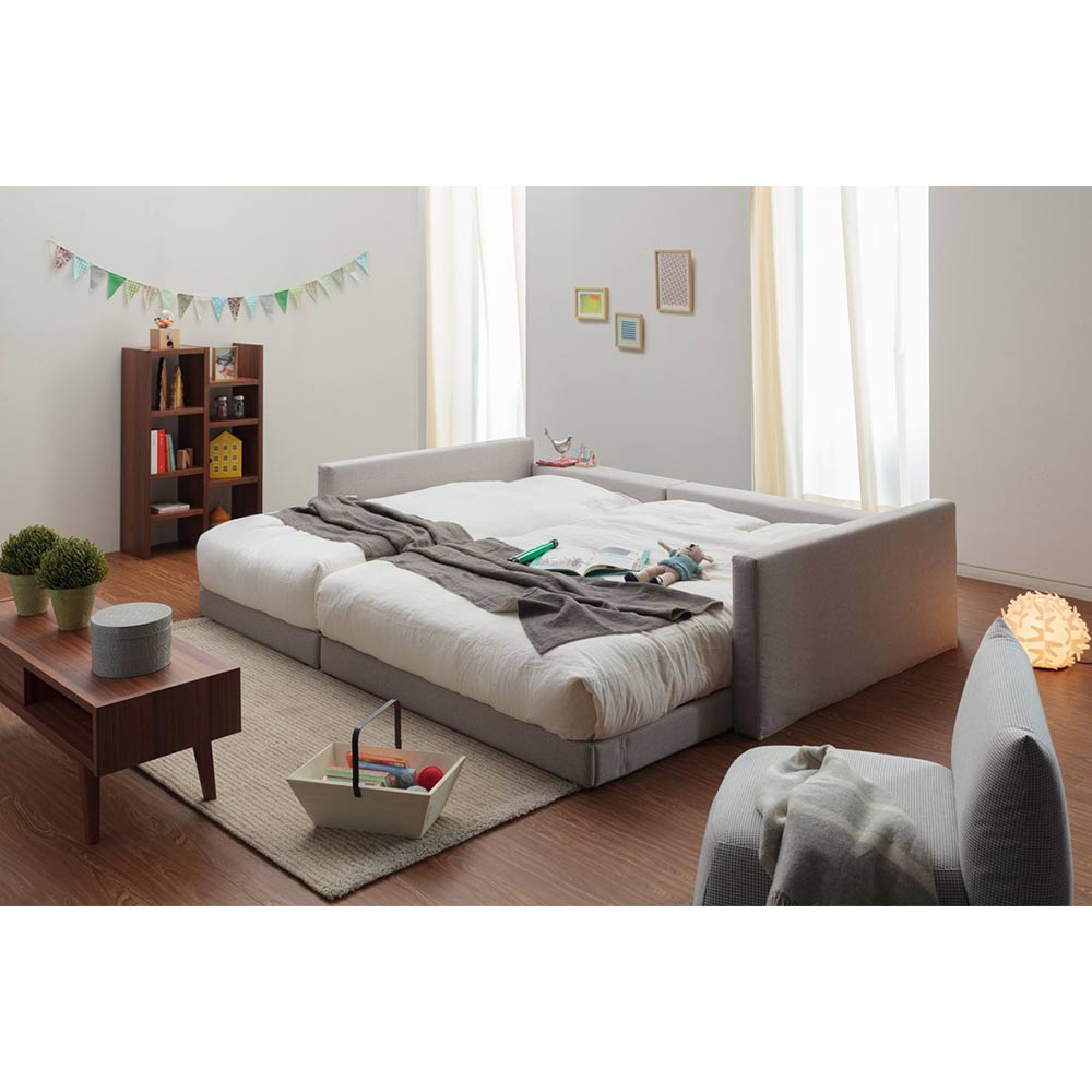 dream bed HugmiL 2401 アームなしタイプ Q1(ワイドダブル) / dream bed（ドリームベッド） / ダブルベッドフレーム / DRB10010_dt_02.jpg