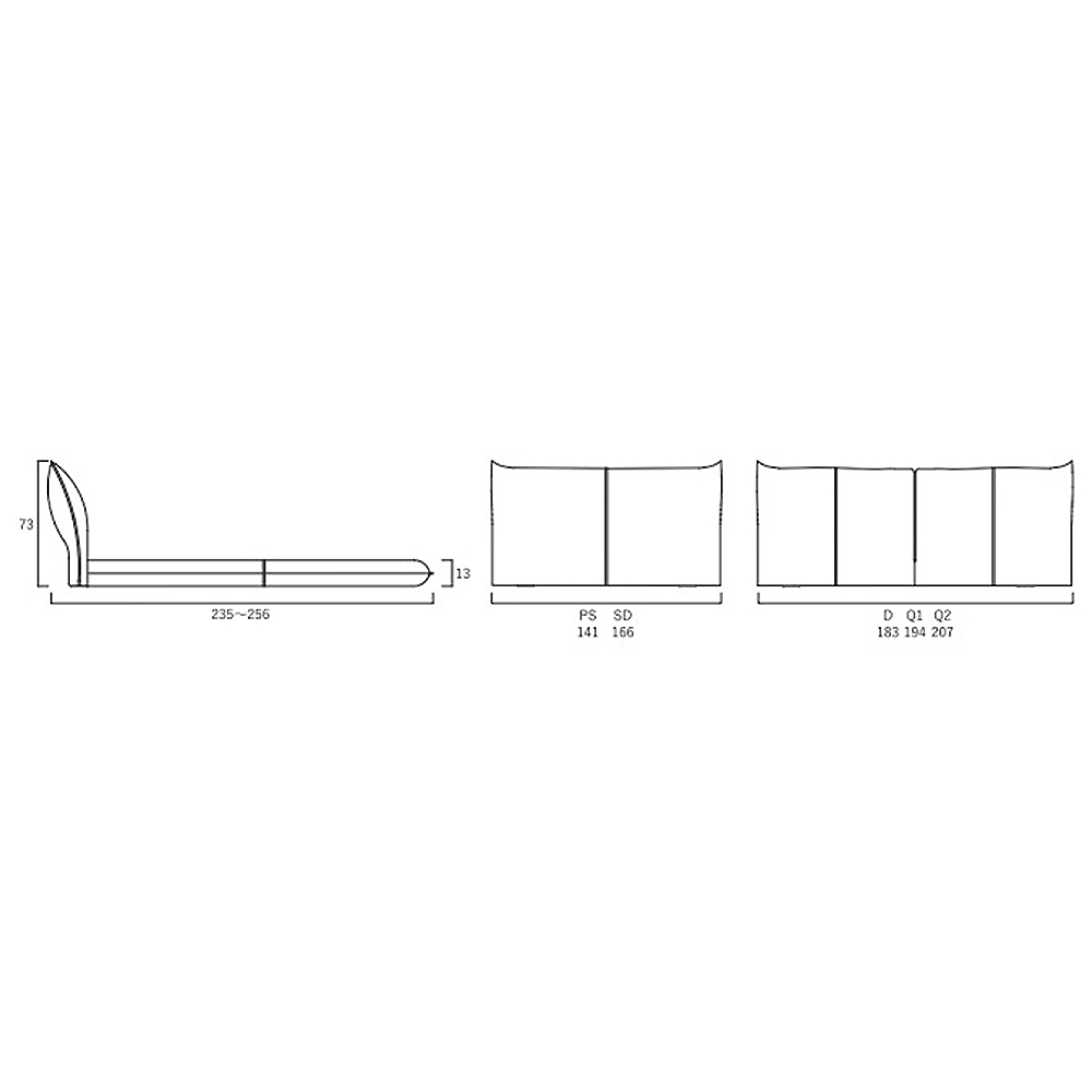 dream bed Mugen 0210 Q2(クイーン) / dream bed（ドリームベッド） / クイーンベッドフレーム / DRB10016_dt_06.jpg