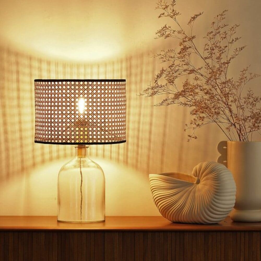 HEMMING GLASS TABLE LAMP / ecruxe（エクリュクス） / テーブルランプ・テーブルライト / ECL10002_dt_01.jpg