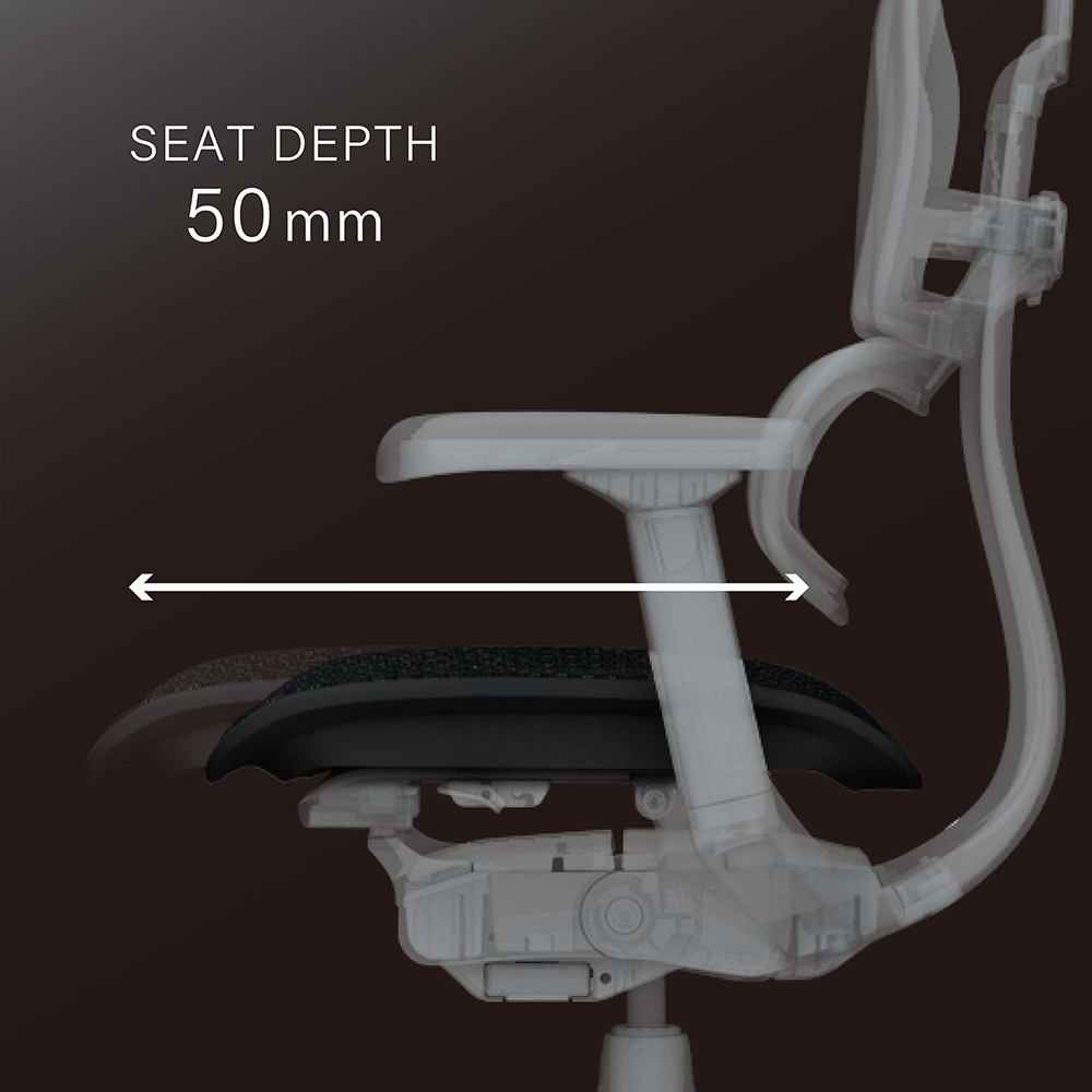 Ergohuman PRO2 Low Type GY frame / Ergohuman（エルゴヒューマン） / 高機能チェア / EHM90023_dt_18.jpg