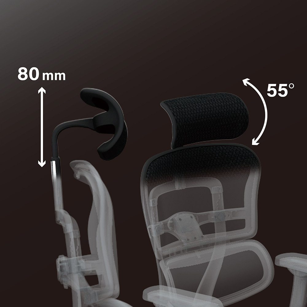 Ergohuman PRO2 High Type GY frame / Ergohuman（エルゴヒューマン） / 高機能チェア / EHM90025_dt_13.jpg