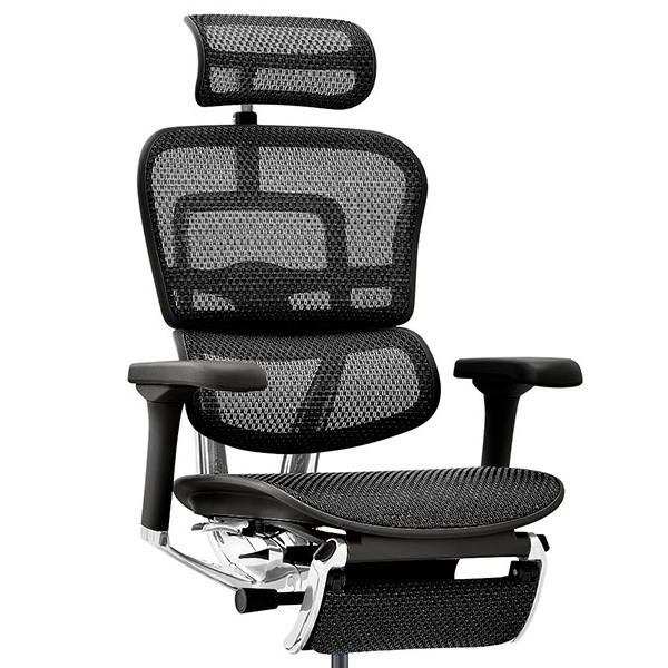 Ergohuman PRO2 Ottoman DR BK frame / Ergohuman（エルゴヒューマン） / 高機能チェア / col_EHM90032BLK.jpg