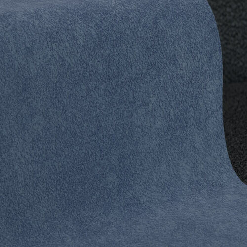 SIESTA COUCH SOFA WIDE Left Type スチール脚(クロムメッキ) / FLANNEL SOFA（フランネルソファ） / カウチソファ / col_FLN10045BLU.jpg