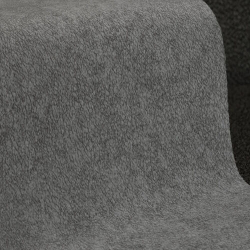 SIESTA COUCH SOFA WIDE Left Type スチール脚(クロムメッキ) / FLANNEL SOFA（フランネルソファ） / カウチソファ / col_FLN10045GRY.jpg