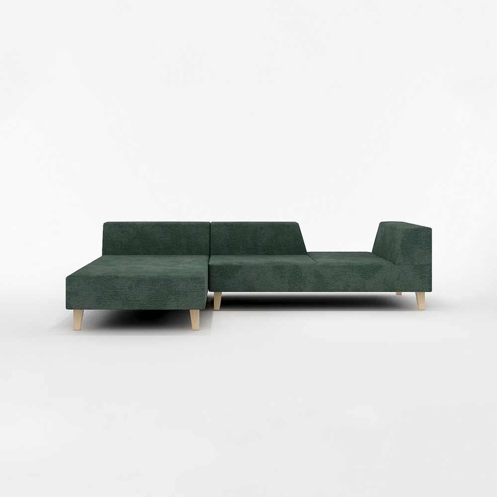 PIVO COUCH SOFA NORMAL RIGHT Type 木脚(ナチュラル) / FLANNEL SOFA(フランネルソファ) / カウチソファ / FLN10058GRN_ma.jpg