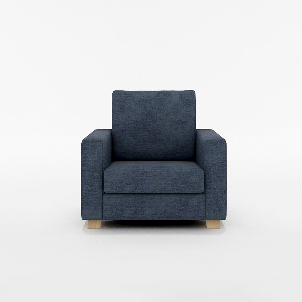 SARAH 1P SOFA 木脚(ナチュラル) / FLANNEL SOFA(フランネルソファ) / 1人掛けソファ / FLN10062PPL_ma.jpg