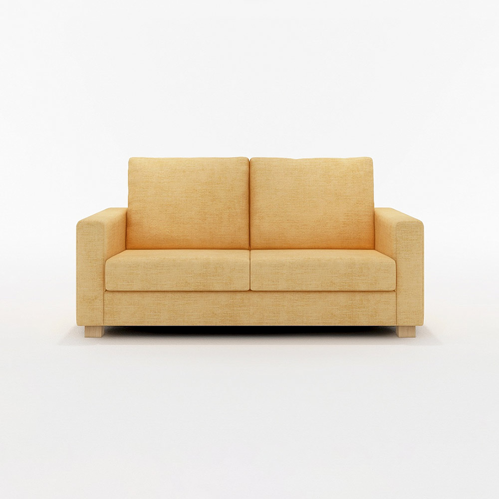 SARAH 2.5P SOFA 木脚(ナチュラル) / FLANNEL SOFA(フランネルソファ) / 2人掛けソファ / FLN10063YEL_ma.jpg