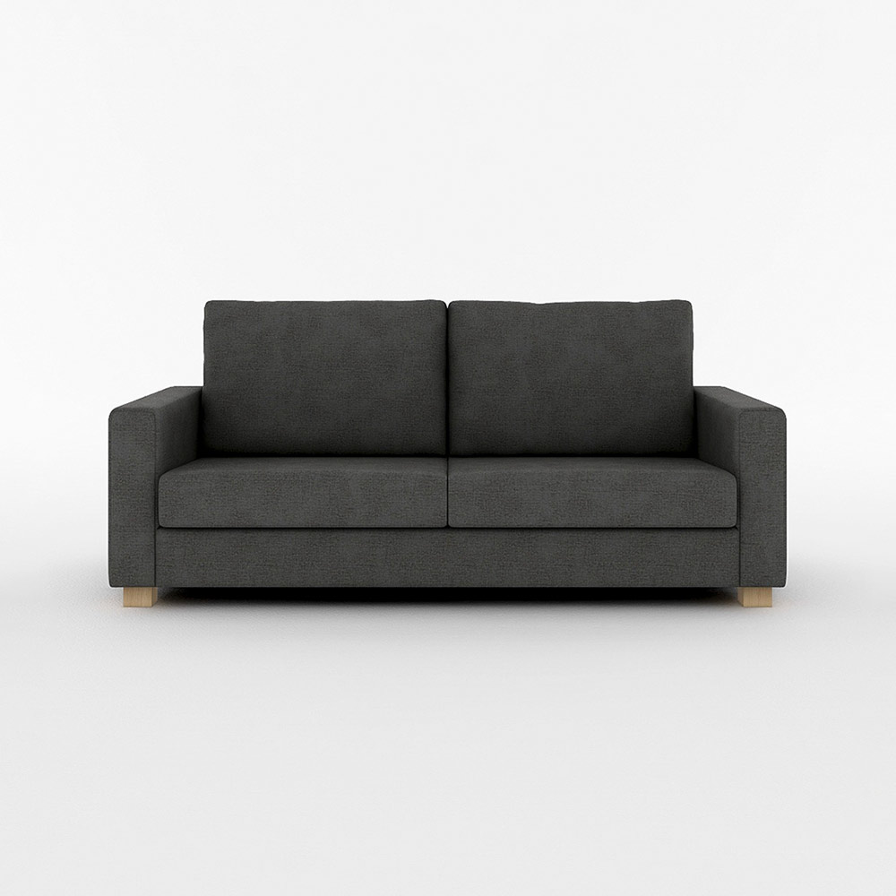 SARAH 3P SOFA 木脚(ナチュラル) / FLANNEL SOFA(フランネルソファ) / 3人掛けソファ / FLN10064BLK_ma.jpg