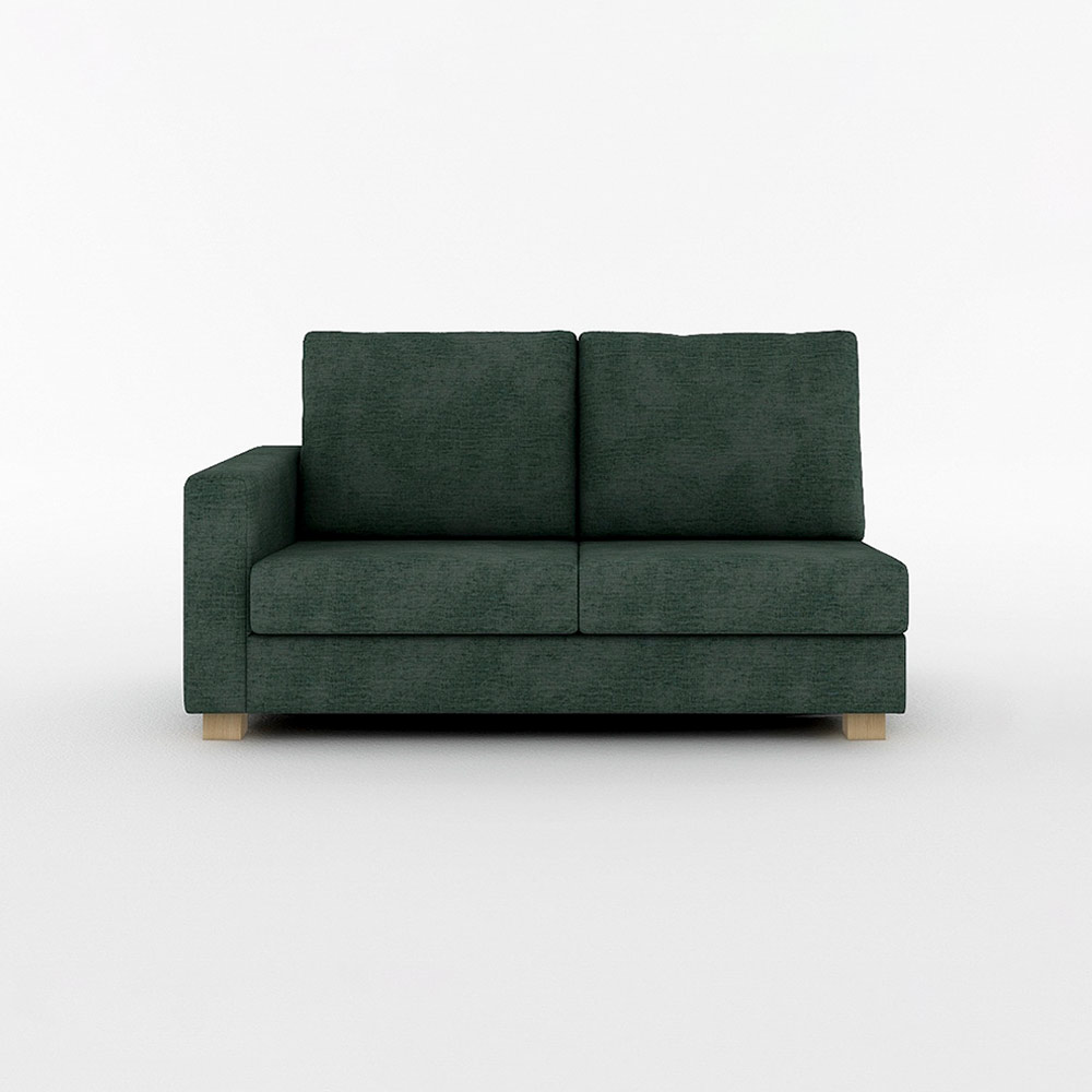 SARAH 2.5P SOFA ONE ARM RIGHT TYPE 木脚(ナチュラル) / FLANNEL SOFA(フランネルソファ) / 2人掛けソファ / FLN10065GRN_ma.jpg