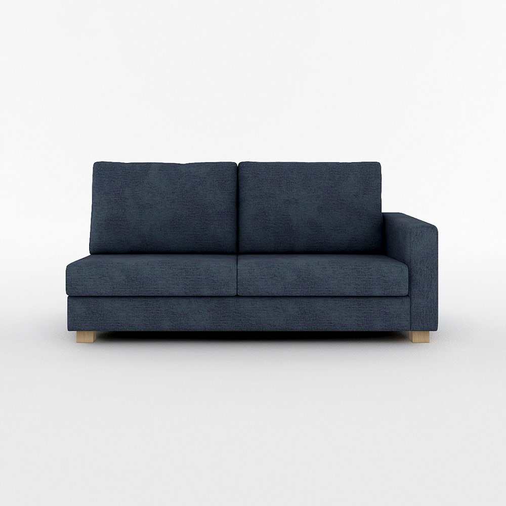 SARAH 3P SOFA ONE ARM LEFT TYPE 木脚(ナチュラル) / FLANNEL SOFA(フランネルソファ) / 3人掛けソファ / FLN10068PPL_ma.jpg