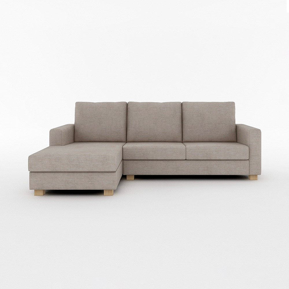 SARAH COUCH SOFA NORMAL RIGHT TYPE 木脚(ナチュラル) / FLANNEL SOFA(フランネルソファ) / カウチソファ / FLN10069BEG_ma.jpg