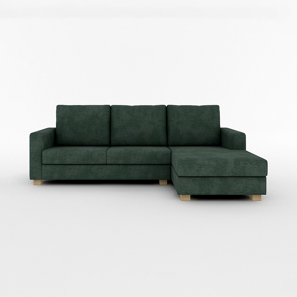 SARAH COUCH SOFA NORMAL LEFT TYPE 木脚(ナチュラル) / FLANNEL SOFA(フランネルソファ) / カウチソファ / FLN10070GRN_ma.jpg