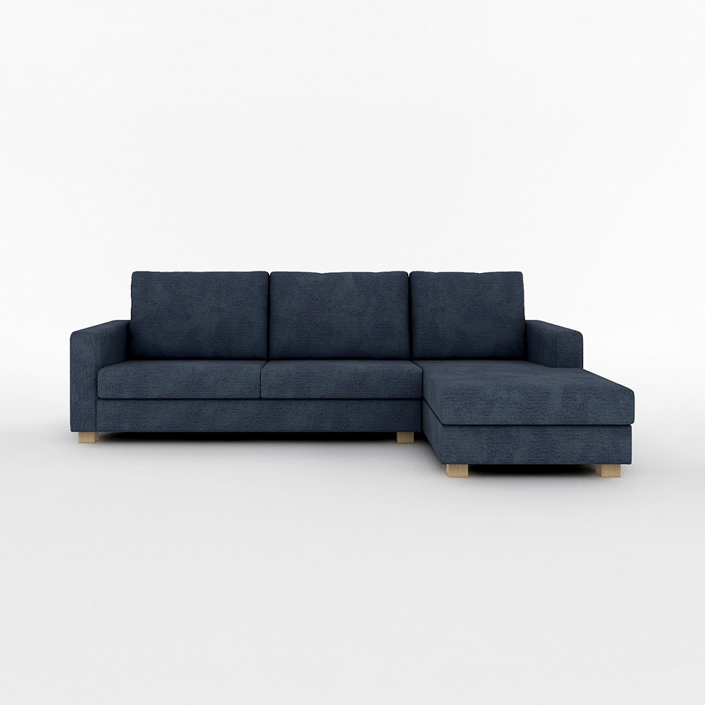 SARAH COUCH SOFA WIDE LEFT TYPE 木脚(ナチュラル) / FLANNEL SOFA（フランネルソファ） / カウチソファ / FLN10072PPL_ma.jpg