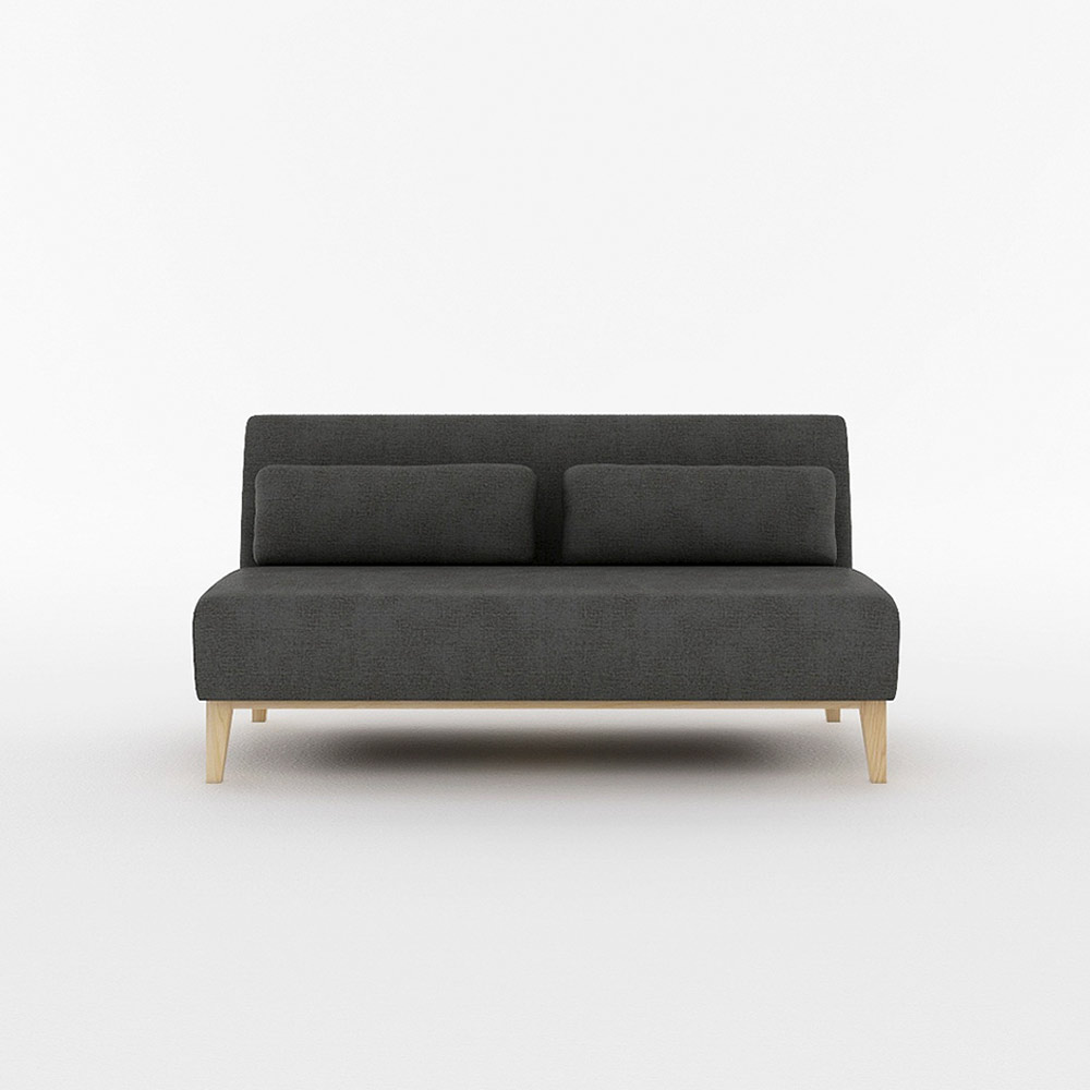 MAROON 2.5P SOFA 木脚(ナチュラル) / FLANNEL SOFA（フランネルソファ） / 2人掛けソファ / FLN10080BLK_ma.jpg