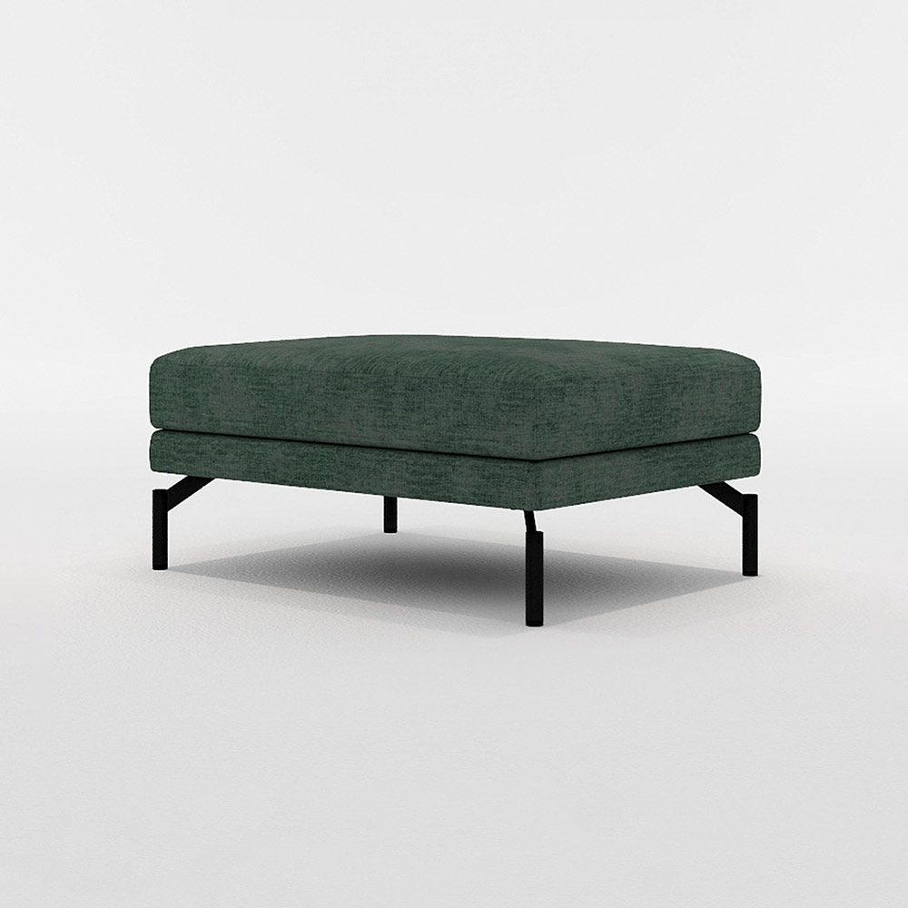 LENIS STOOL LARGE スチール脚(ブラック) / FLANNEL SOFA(フランネルソファ) / オットマン / FLN10083GRN_ma.jpg