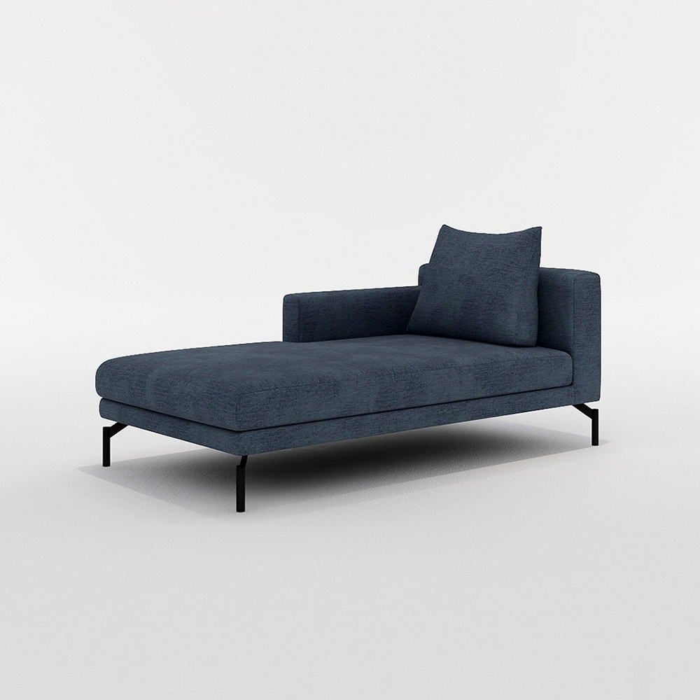 LENIS 1P LONG RIGHT TYPE スチール脚(ブラック) / FLANNEL SOFA(フランネルソファ) / カウチソファ / FLN10084PPL_ma.jpg