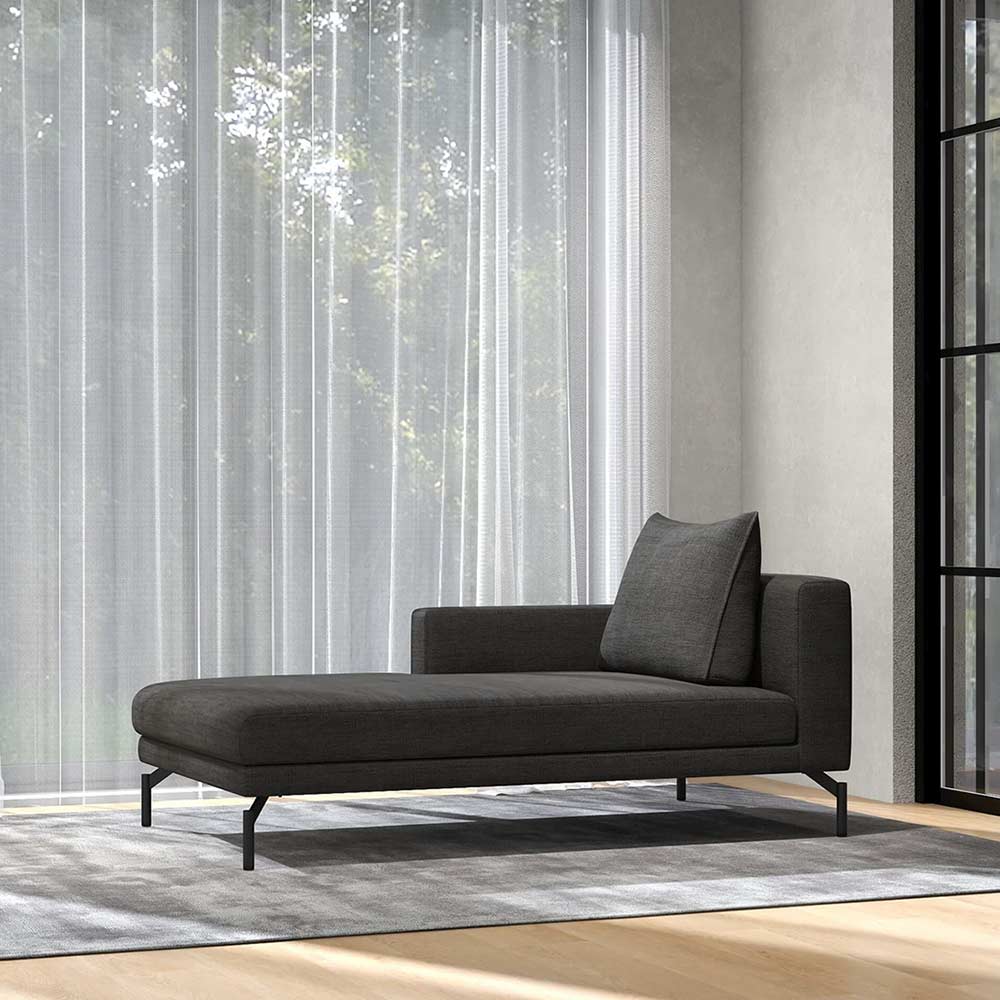LENIS 1P LONG RIGHT TYPE スチール脚(ブラック) / FLANNEL SOFA（フランネルソファ） / カウチソファ / FLN10084_dt_01.jpg