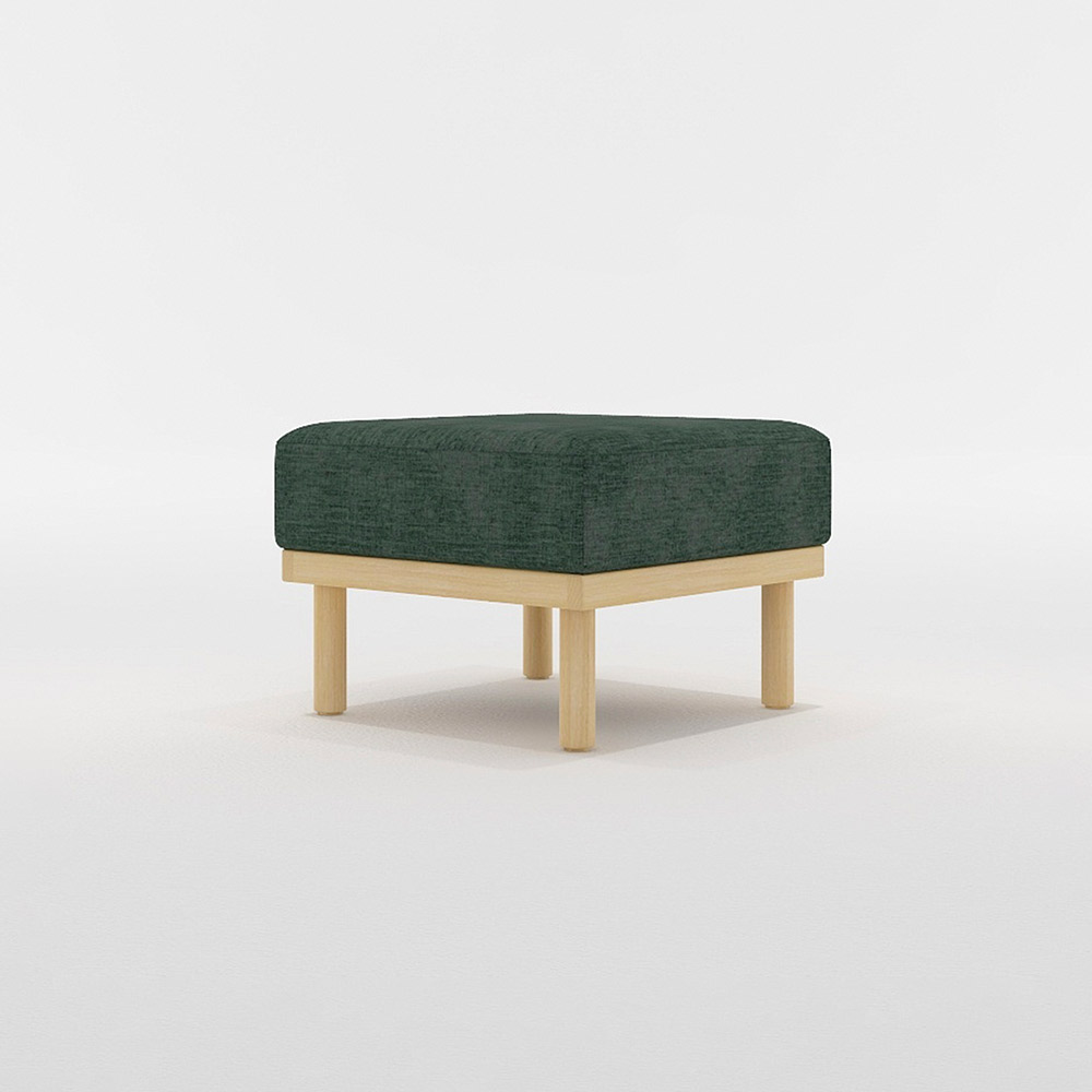HARBAN STOOL 木脚(ナチュラル) / FLANNEL SOFA(フランネルソファ) / オットマン / FLN10096GRN_ma.jpg