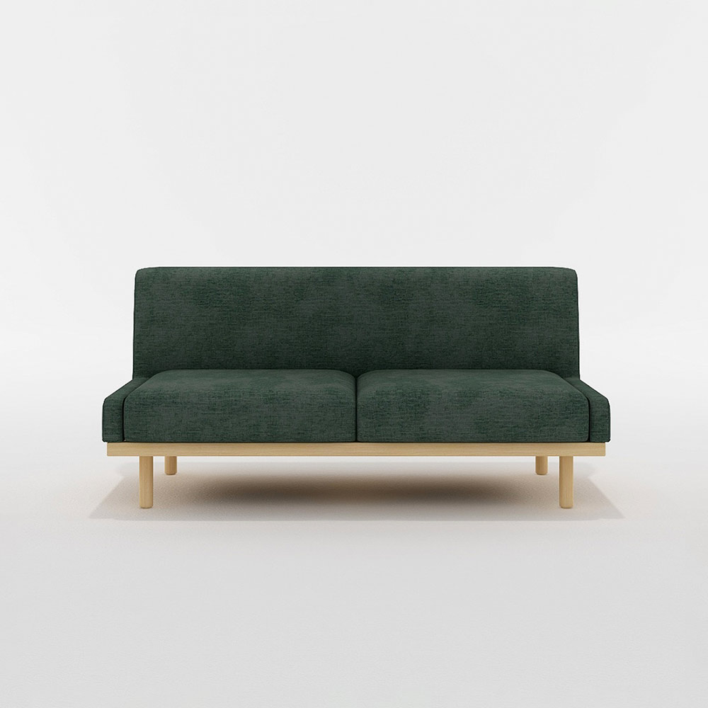 HARBAN 2.5P SOFA 木脚(ナチュラル) / FLANNEL SOFA(フランネルソファ) / 2人掛けソファ / FLN10097GRN_ma.jpg