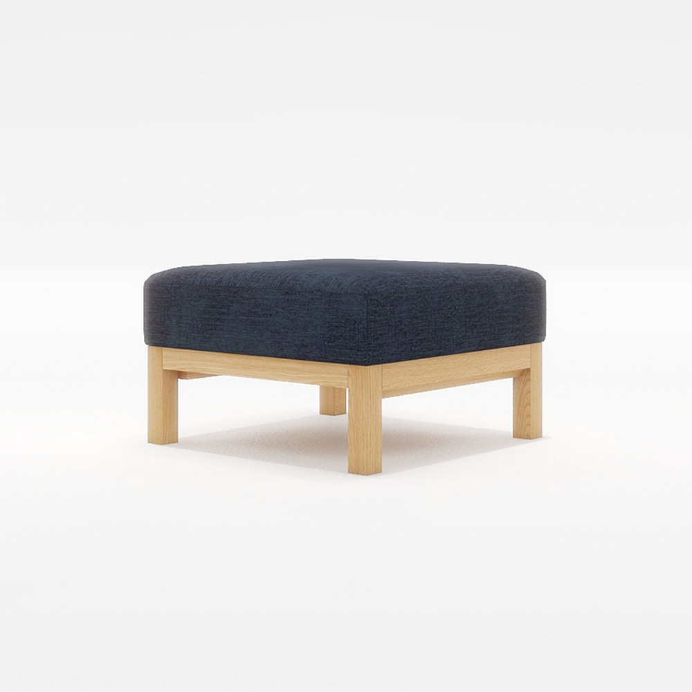 STRAND STOOL 木フレーム(オーク) / FLANNEL SOFA(フランネルソファ) / オットマン / FLN10098PPL_ma.jpg