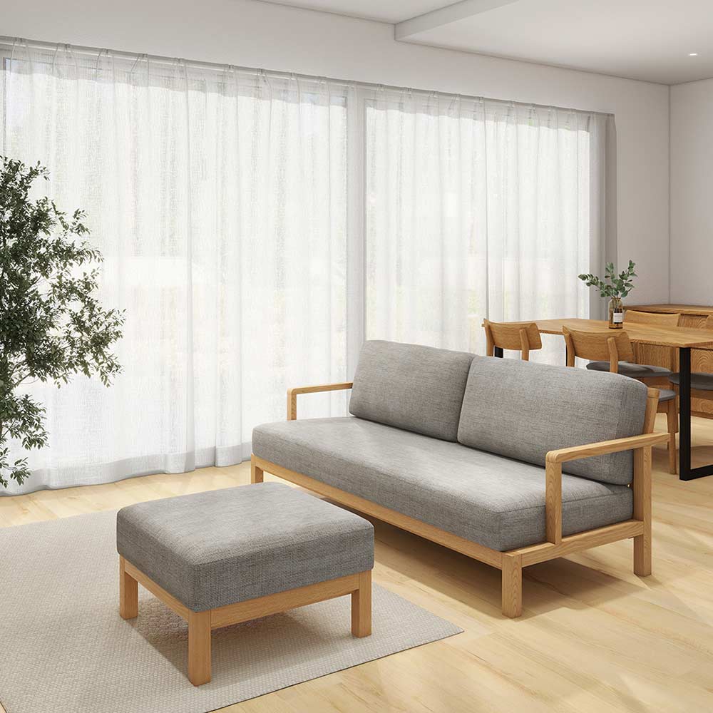 STRAND STOOL 木フレーム(オーク) / FLANNEL SOFA（フランネルソファ） / オットマン / FLN10098_dt_01.jpg